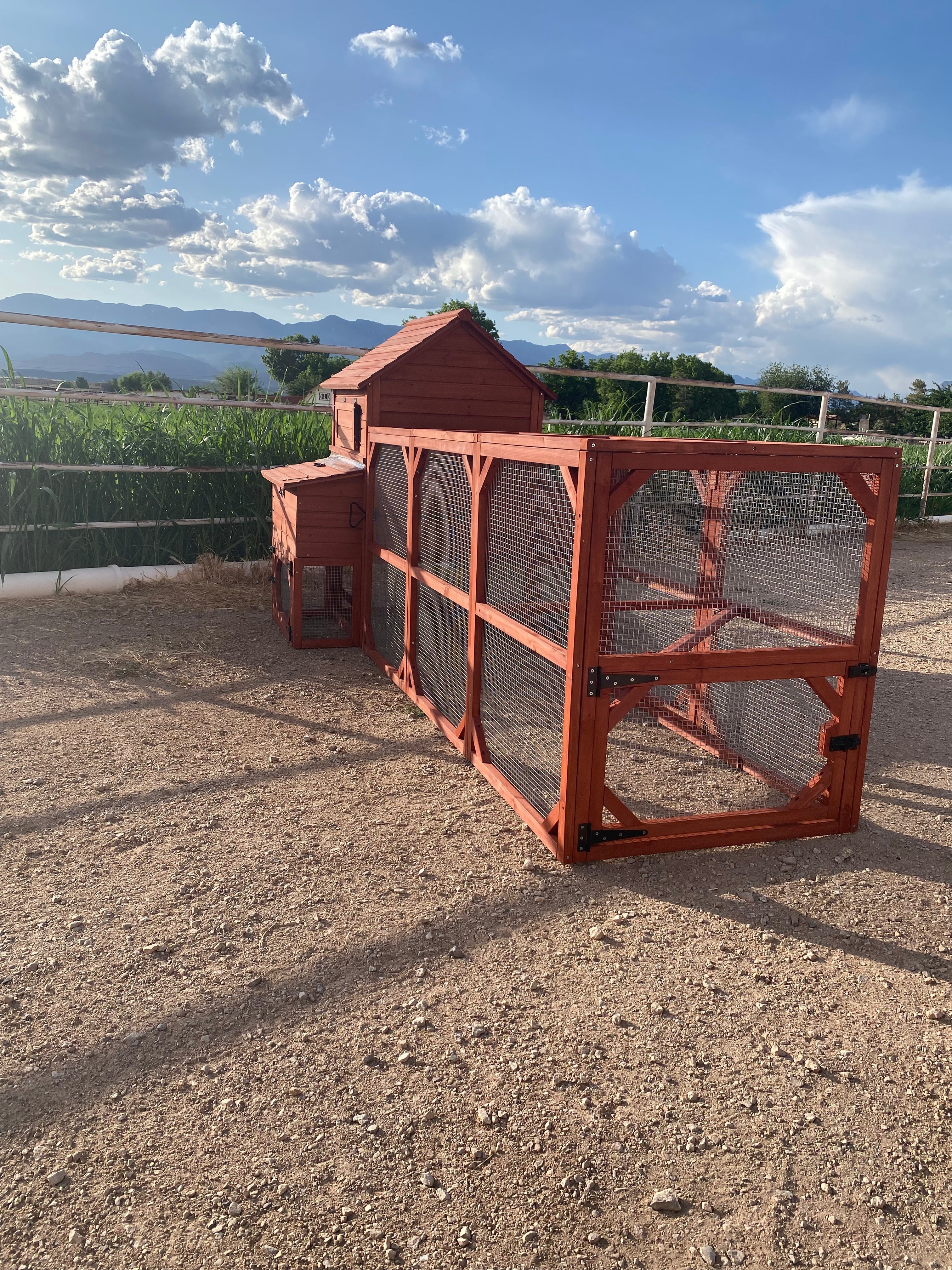 Orpington Lodge Chicken Coop with Run for 6+ Chickens. IN STOCK!!