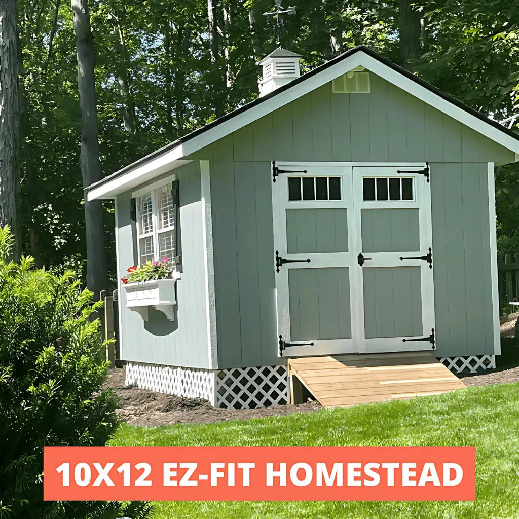 EZ-Fit Homestead Shed Kit - QUICK-SHIP