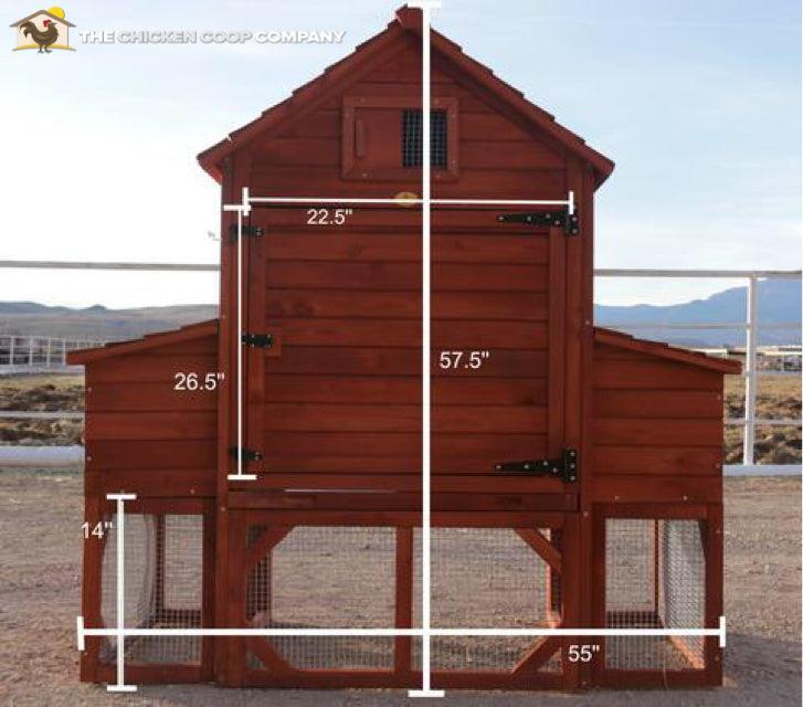 Chicken Coop for 6+ Chickens – Orpington Lodge (Hen House Only)