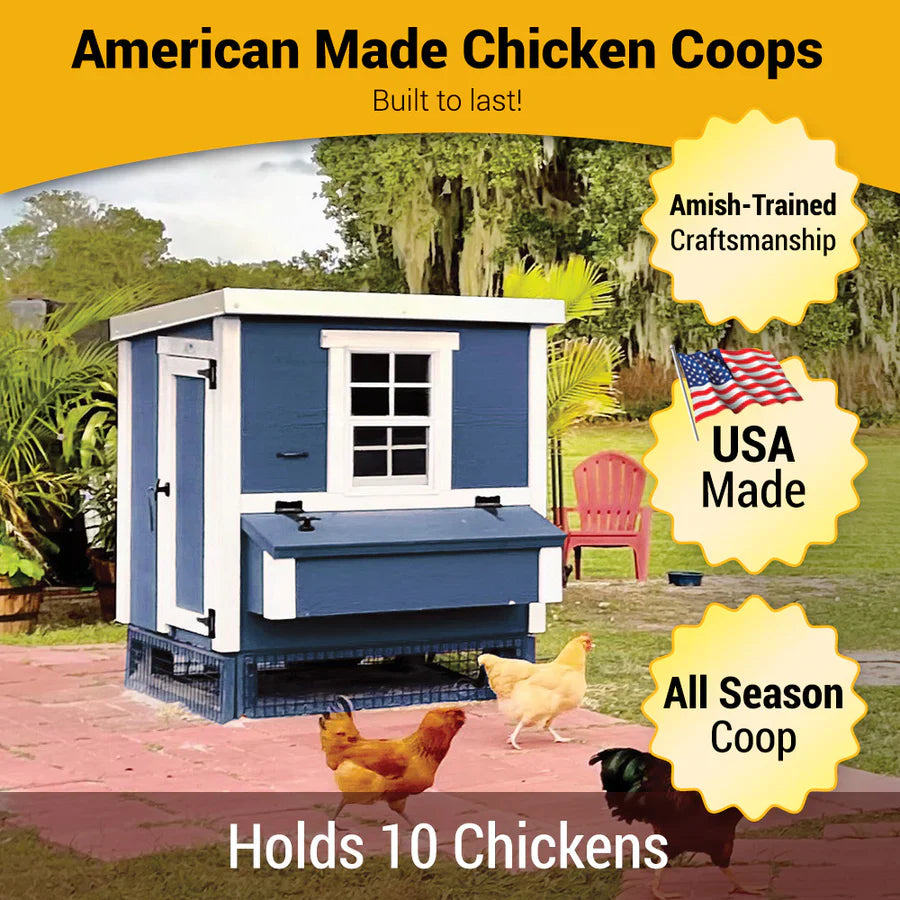 OverEZ Chicken Coop Medium Chicken Coop - Up to 10 Chickens