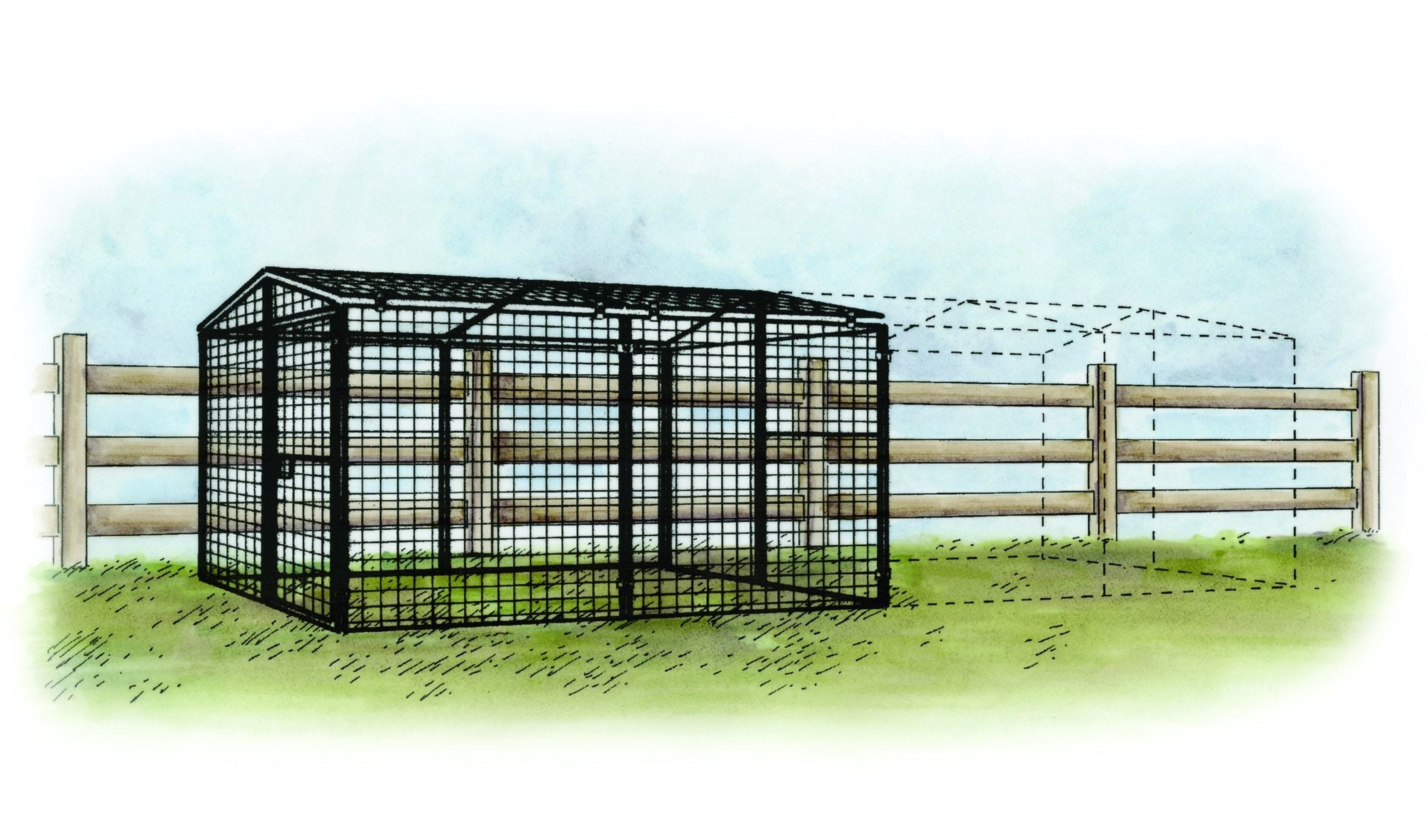 OverEZ Chicken Coop Small Flock Bundle Pro