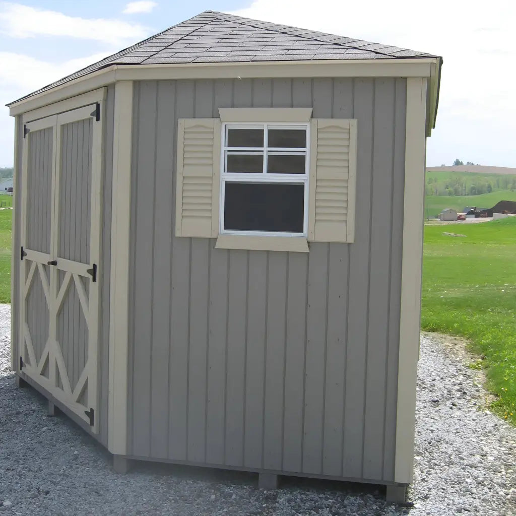 Little Cottage Co. Classic Five-Corner 10x10 Shed Kit