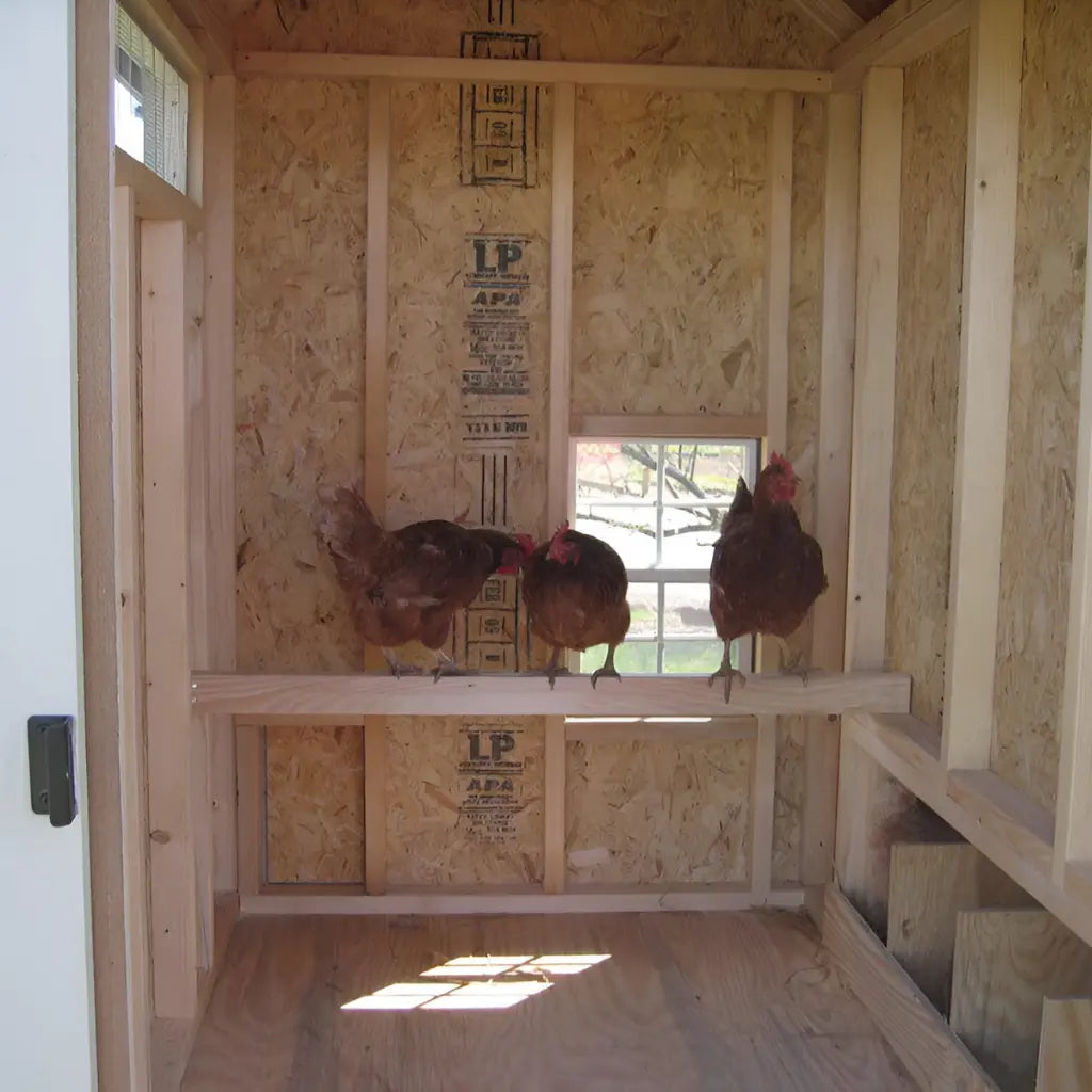 Little Cottage Co. Colonial Gable 4x6 Chicken Coop with Wheels